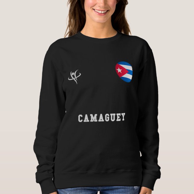 Sweatshirt CAMAGUEY Cuba Vintage Sports (Devant)