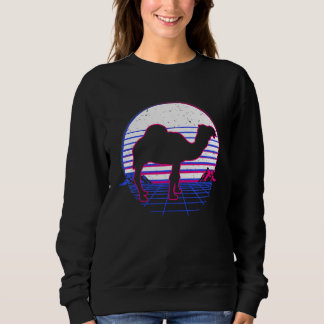 Sweatshirt Camel Retro Vintage Sunset les années 70 80s 90s R