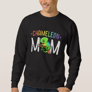 Sweatshirt Caméléon Maman Animal De Compagnie Reptile Lézard