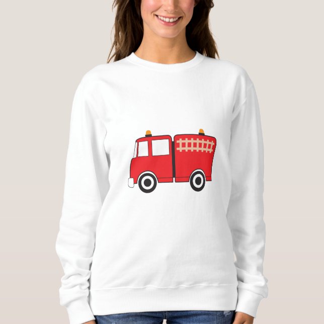 Sweatshirt Camion feu rouge (Devant)