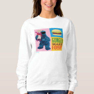 Sweatshirt Camion fourré de Cookie Monster   Gonger Make Food