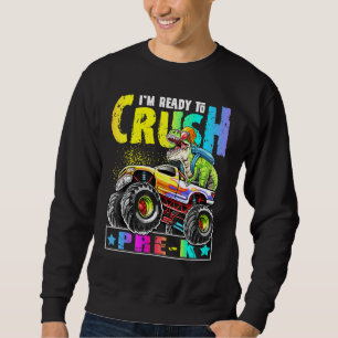 Sweatshirt Camion Monster Dinosaur Pré K T Rex De Broyage Ret