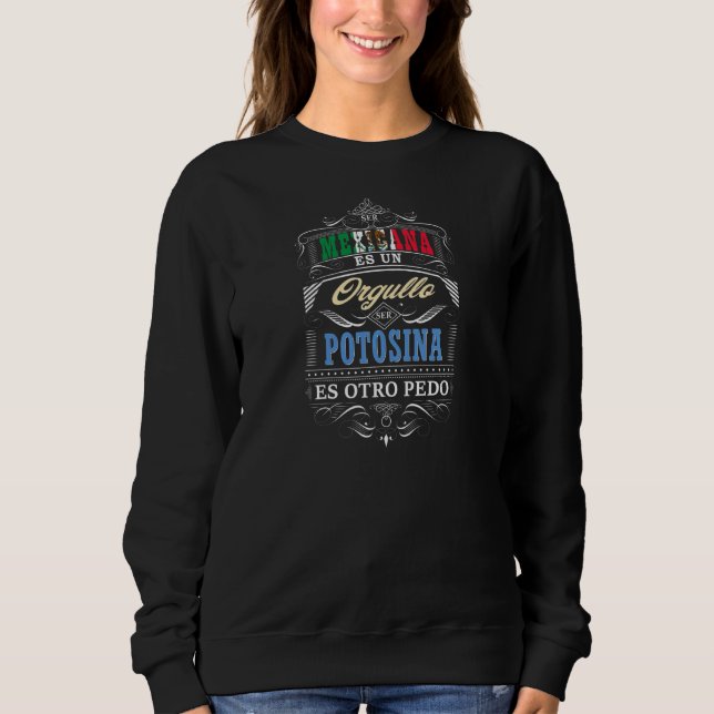 Sweatshirt Camisa De Mujer Graciosa San Luis Potosi Mexique Y (Devant)