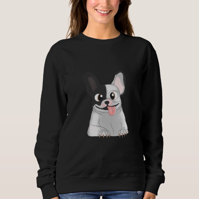 Sweatshirt Camiseta buldogue (Devant)