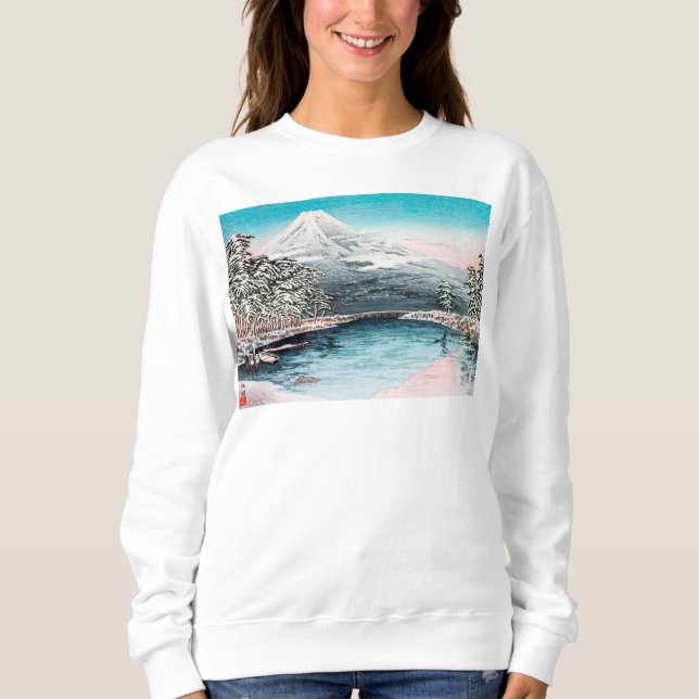 Sweatshirt camiseta/oceano POP (Devant)