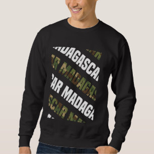 Sweatshirt Camouflage vert du Motif Camo Madagascar