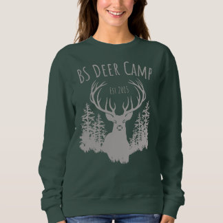 Sweatshirt Camp de cerfs BS - Woods - équipage