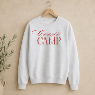 Sweatshirt Camp de Cowgirl Occidental pour l'Enterrement de V