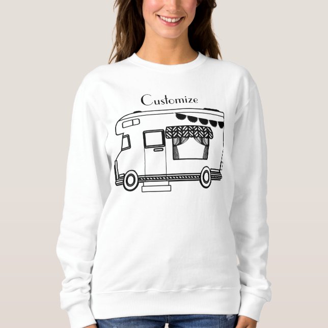 Sweatshirt Camper-caravane RV Thunder_Cove (Devant)