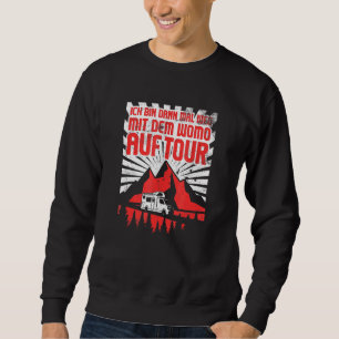 Sweatshirt Camper Fun Camper Camping Caravan Femme Vacances 1