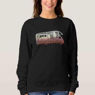 Sweatshirt Camper Motorhome Camping Van Mobile Home Romantiqu