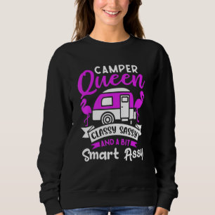 Sweatshirt Camper Queen Classy Sassy Et Un Peu Smart Assy Cut