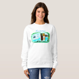 Sweatshirt Camper Vintage rétro customisé Thunder_Cove
