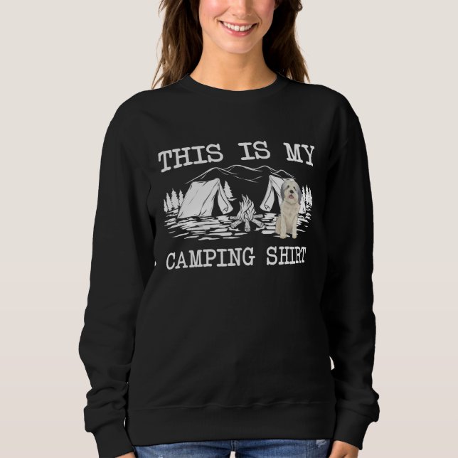 Sweatshirt Campfire Polish Lowland Sheepdog Dog This Is My Ca (Devant)