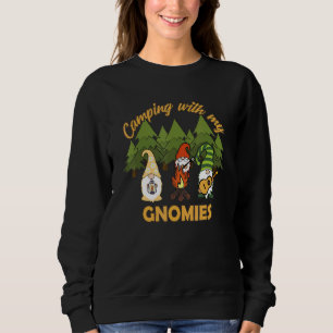 Sweatshirt Camping avec mes gnomes Camp Trois Gnomes Campin