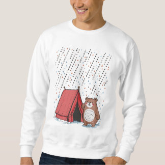 Sweatshirt Camping avec pluie