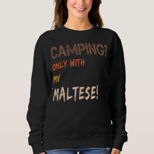 Sweatshirt Camping Avec Tente De Chien Caravane Rétro Seuleme