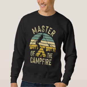 Sweatshirt Camping cool Master Camping Pour Enfants Hommes Fe