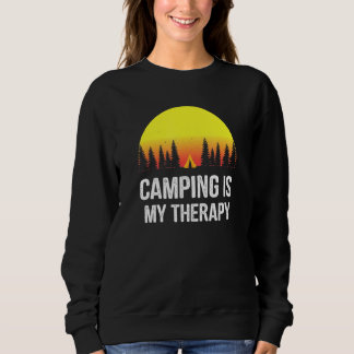 Sweatshirt Camping Est Ma Thérapie Camping 1