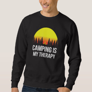 Sweatshirt Camping Est Ma Thérapie Camping 1