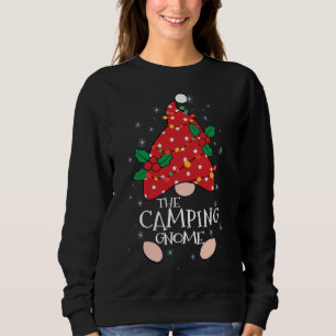 Sweatshirt Camping Gnome Costume Famille Matching Funny Chris