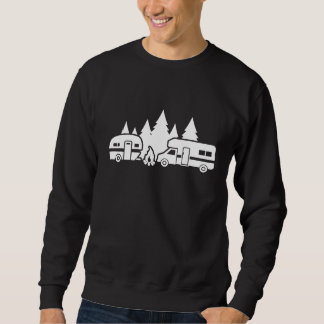 Sweatshirt Camping Rv Caravan Trailer