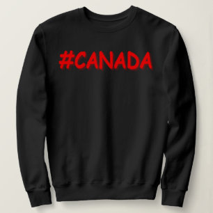 Sweatshirt "#CANADA" Conception d'expression mignonne. Comman
