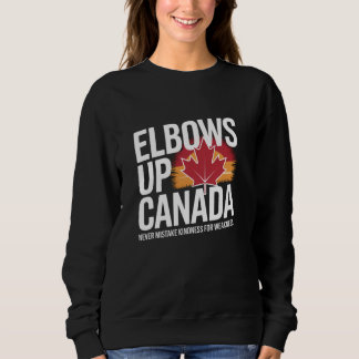 Sweatshirt Canada Coude En L'air Ne Confondez Jamais La Genti