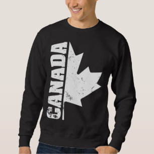 Sweatshirt Canada États-Unis Amérique Hockey Canadien Feuille