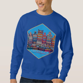 Sweatshirt Canal Amsterdam Pays-Bas Europe