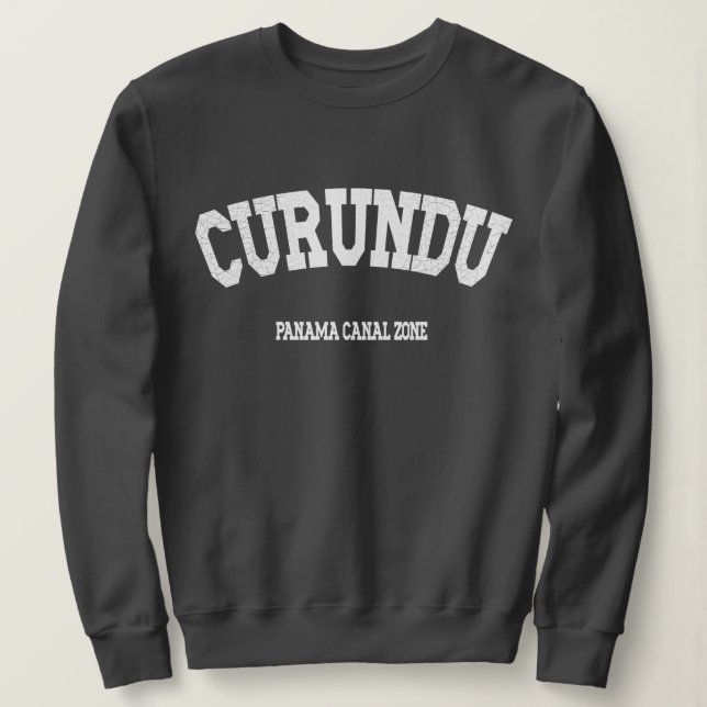 Sweatshirt Canal de Panama Zone : Curundu (Design devant)