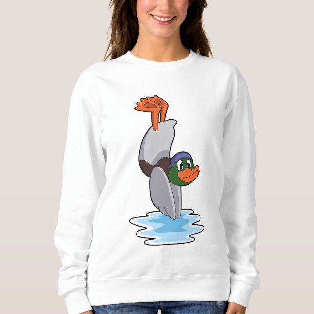 Sweatshirt Canard avec stand dans l'eau.PNG (Devant)