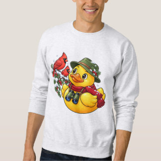 Sweatshirt Canard en caoutchouc d'observation des oiseaux de