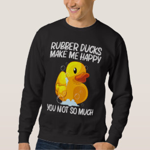 Sweatshirt Canard en Caoutchouc Mignon Pour Hommes Femmes Enf