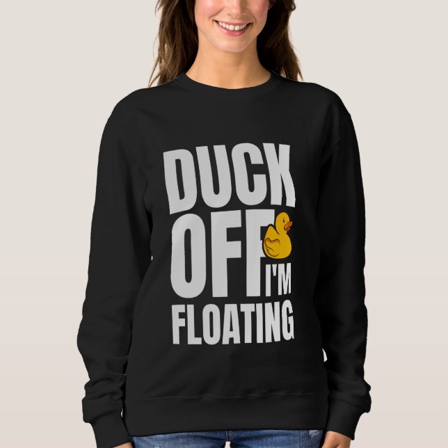 Sweatshirt Canard Hors Im Flottant Caoutchouc Canard Bain Can (Devant)