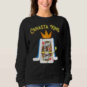 Sweatshirt Canasta King Cool Canasta Fan Casino Jouer Hommes