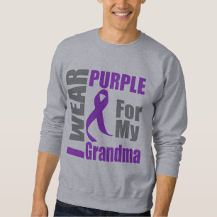 Sweatshirt Cancer pancréatique je porte la grand-maman