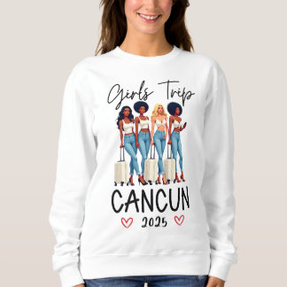 Sweatshirt Cancun Mexique Week-end Féminin Vacances d'Été 202