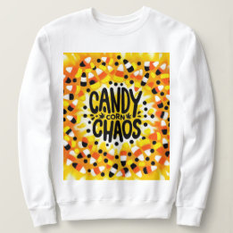 Sweatshirt Candy Chaos : Halloween Cravate-Dye