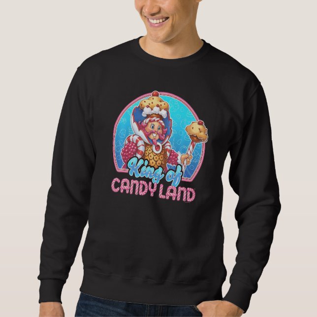 Sweatshirt Candy Land Roi de Candy Land Portrait (Devant)