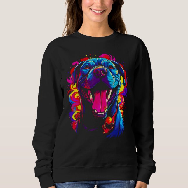 Sweatshirt Cane Corso Dog Happy 1 (Devant)