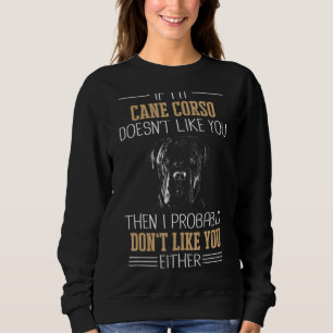 Sweatshirt Cane Corso Italiano Chien