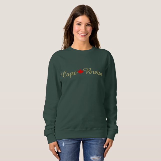 Sweatshirt Cap-Breton Nouvelle-Écosse Halifax Personnaliser C (Devant entier)