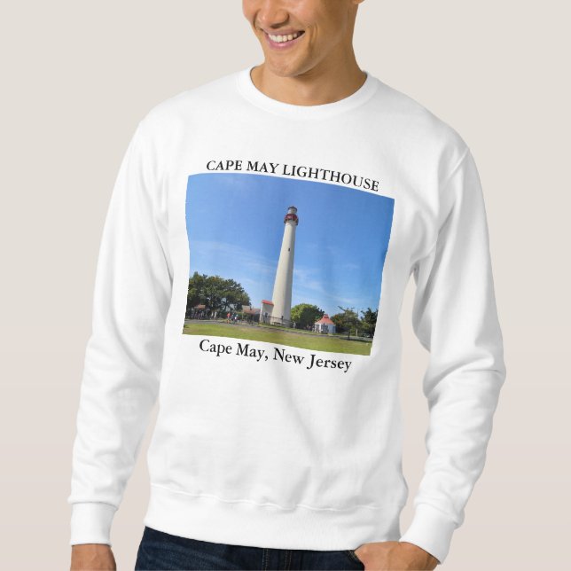 Sweatshirt Cape May Lighthouse, New Jersey (Devant)