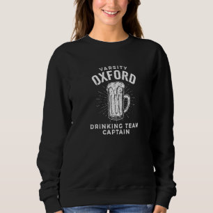 Sweatshirt Capitaine de l'équipe de boisson d'Oxford Bière Bu