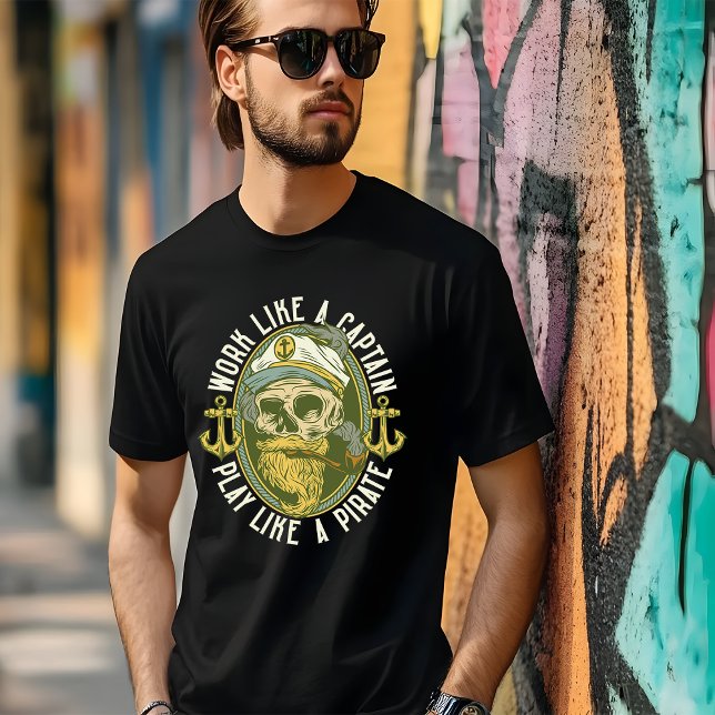 Sweatshirt Capitaine et Pirate de la mer T-shirt (Créateur téléchargé)