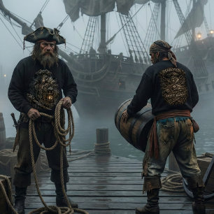 Sweatshirt Capitaine Maudit par le Sel – Les Morts ne Se Vant