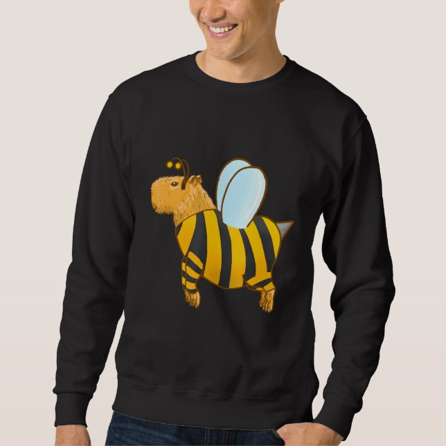 Sweatshirt Capybara bee costume (Devant)
