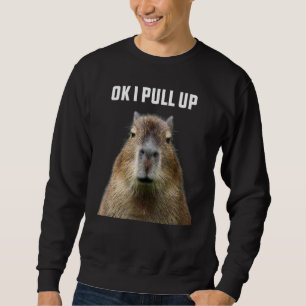 Sweatshirt Capybara Ok J'Ai Tiré De Mignons Capy Animal Anima