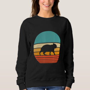 Sweatshirt Capybara Sunset Retro